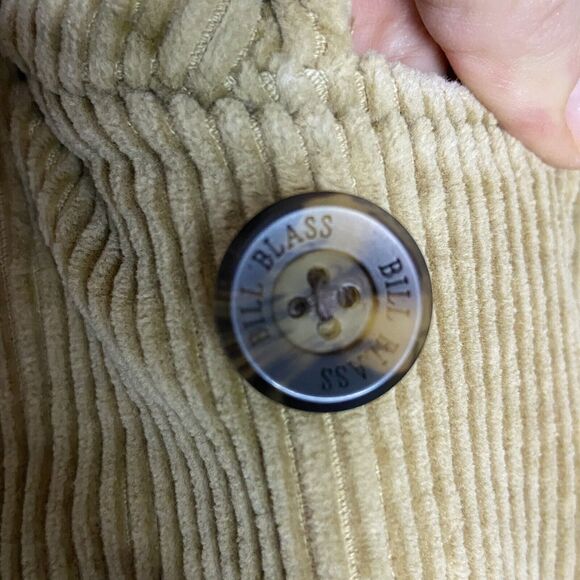 Vintage Bill Blass Jacket Coat Corduroy Men’s Medium Retro Grunge 90s Med - Picture 6 of 8